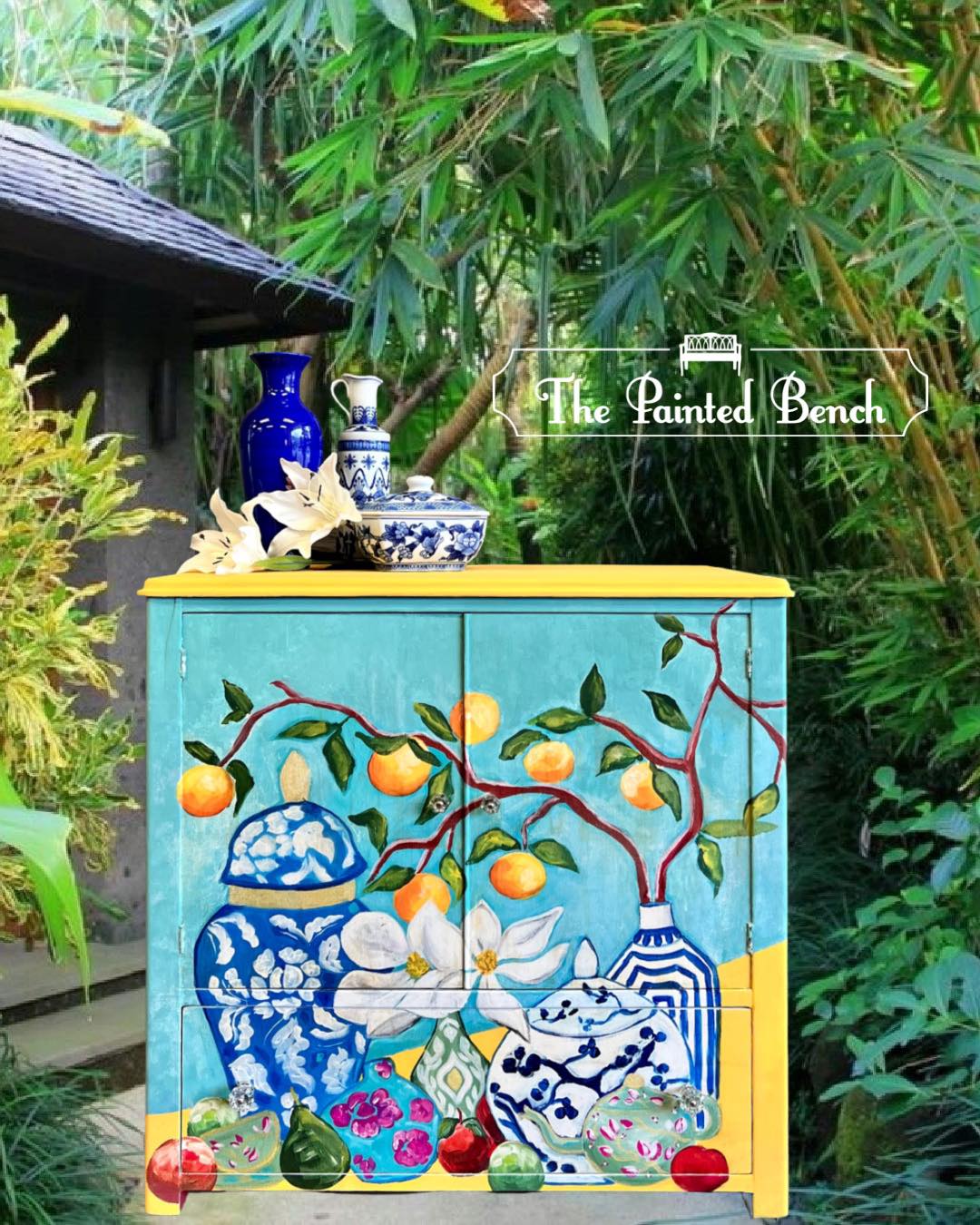A1 Ginger Jars Mint Decoupage Paper - The Mustard Seed Collection, The Seed