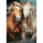 A1 Majestic Horses Mint Decoupage Paper