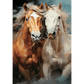 A1 Majestic Horses Mint Decoupage Paper - The Mustard Seed Collection, The Seed