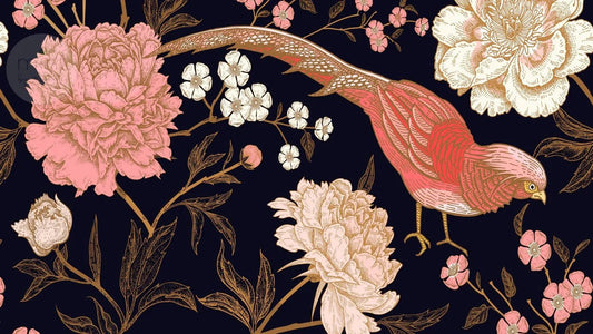 A1 Pheasant- Mint Decoupage Paper - The Mustard Seed Collection, The Seed