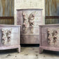 A1 Pink Butterfly Mint Decoupage Paper - The Mustard Seed Collection, The Seed