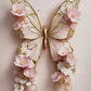 A1 Pink Butterfly Mint Decoupage Paper - The Mustard Seed Collection, The Seed
