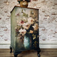 A1 Romantic Roses Mint Decoupage Paper
