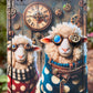 A1 Shaun Sheep Mint Decoupage Paper
