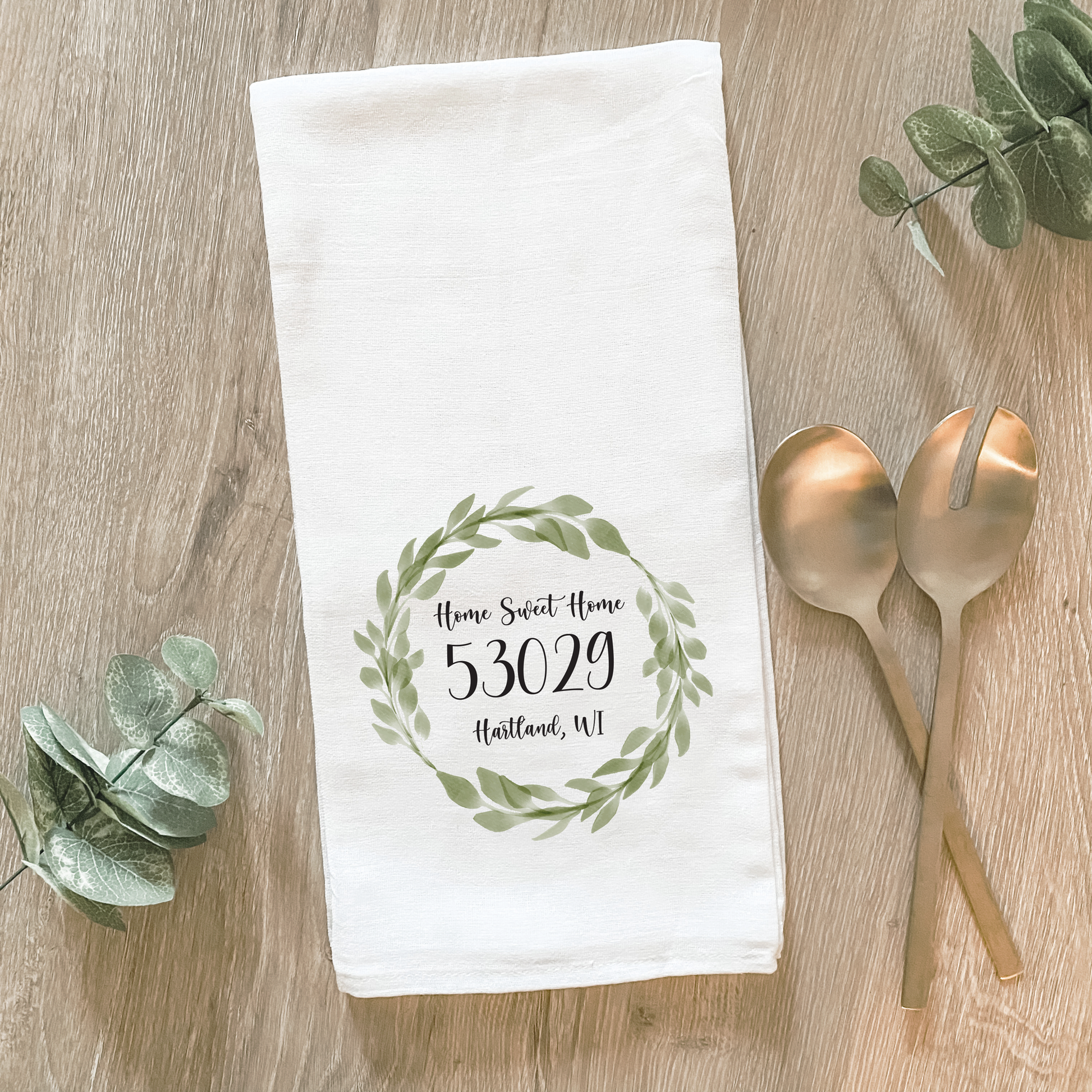 Alachua, FL - Cotton Tea Towel