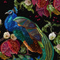 A3 Peacock Mint Decoupage Paper - The Mustard Seed Collection, The Seed