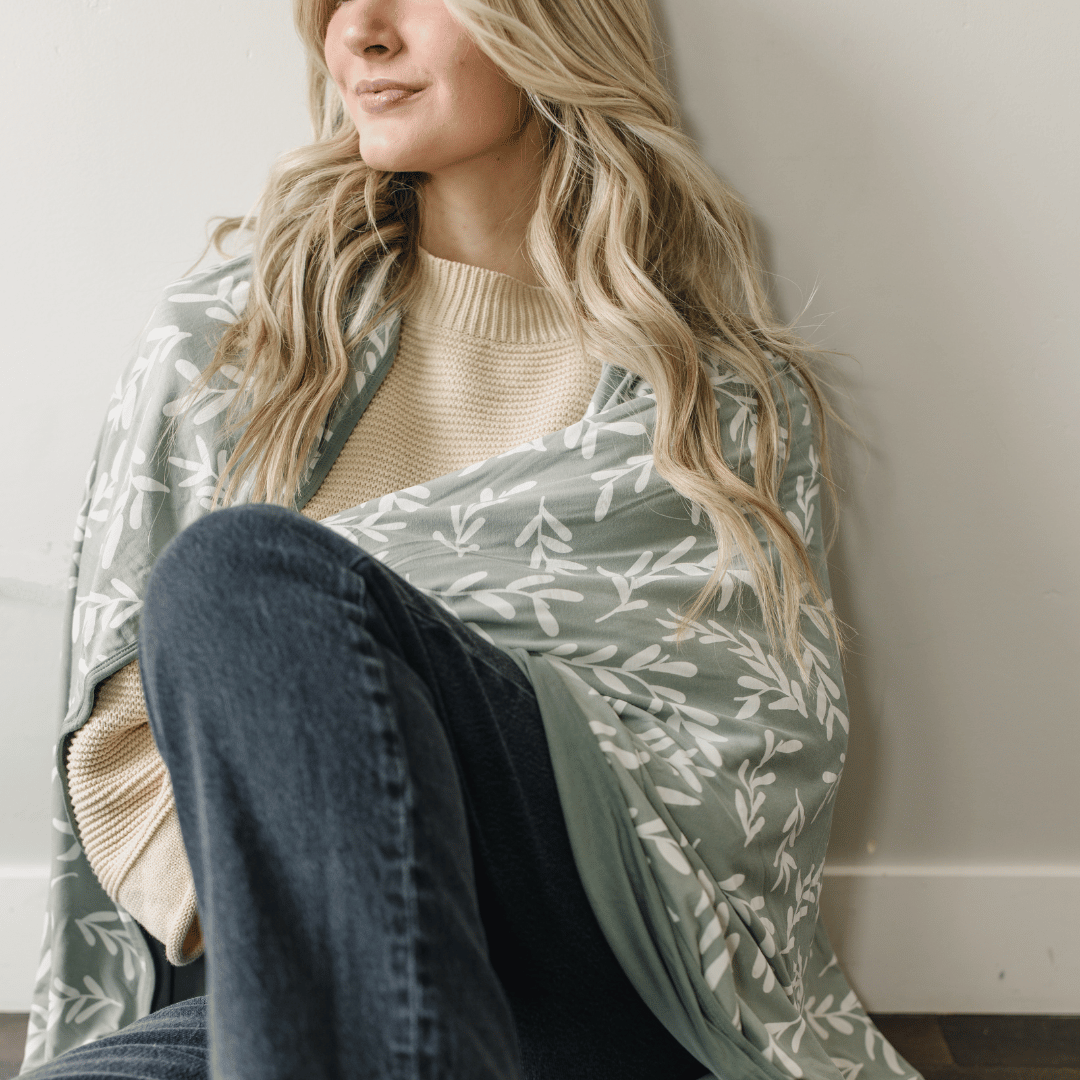 Vignette Adult Swaddle Blanket, Picnic Blanket, Mountain