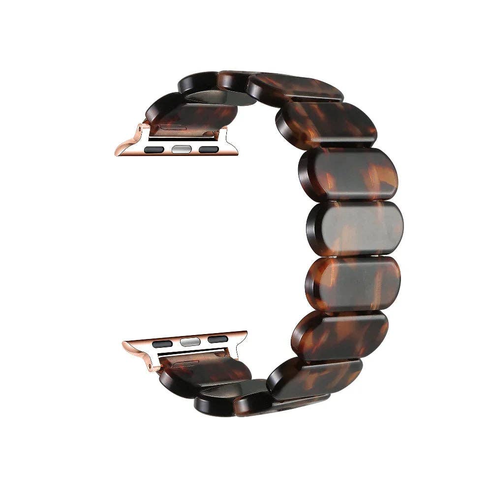 Reese Resin Band for Apple Watch: Chocolate / Fits All Models Posh Tech