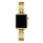 Rainey Skinny Stainless Steel Band for Apple Watch: Silver/Gold / Fits All Models Posh Tech