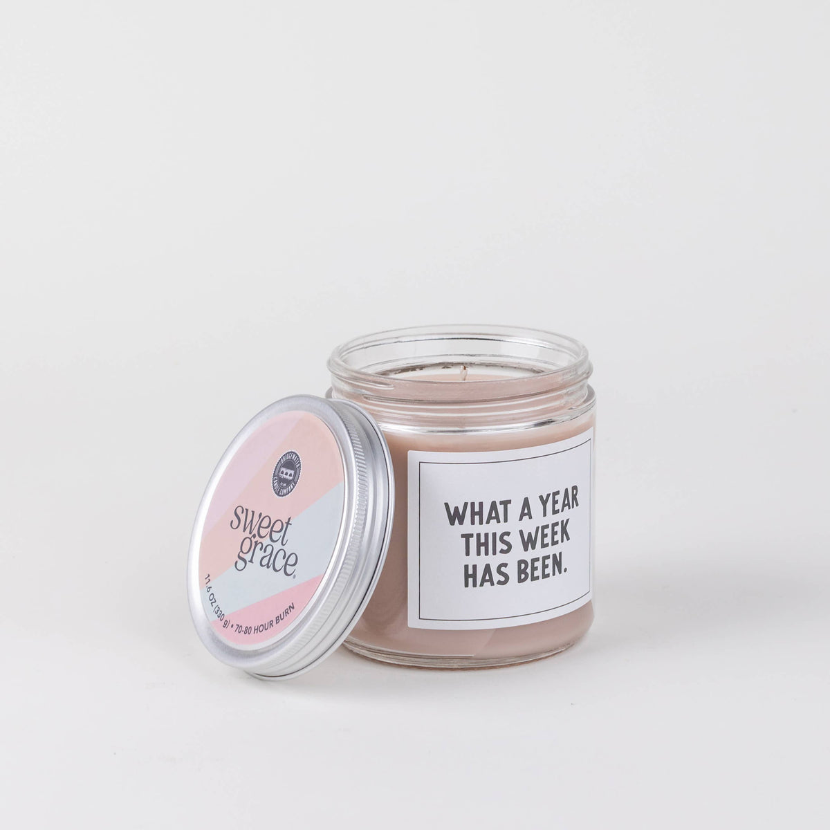 Sweet Grace Statement Jar Candle #053 - Snarky Bridgewater Candle Company
