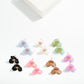 Acetate Flower Stud Earrings 