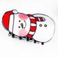 Acetate Snowman Hair Claw Clip - The Mustard Seed Collection, The Seed