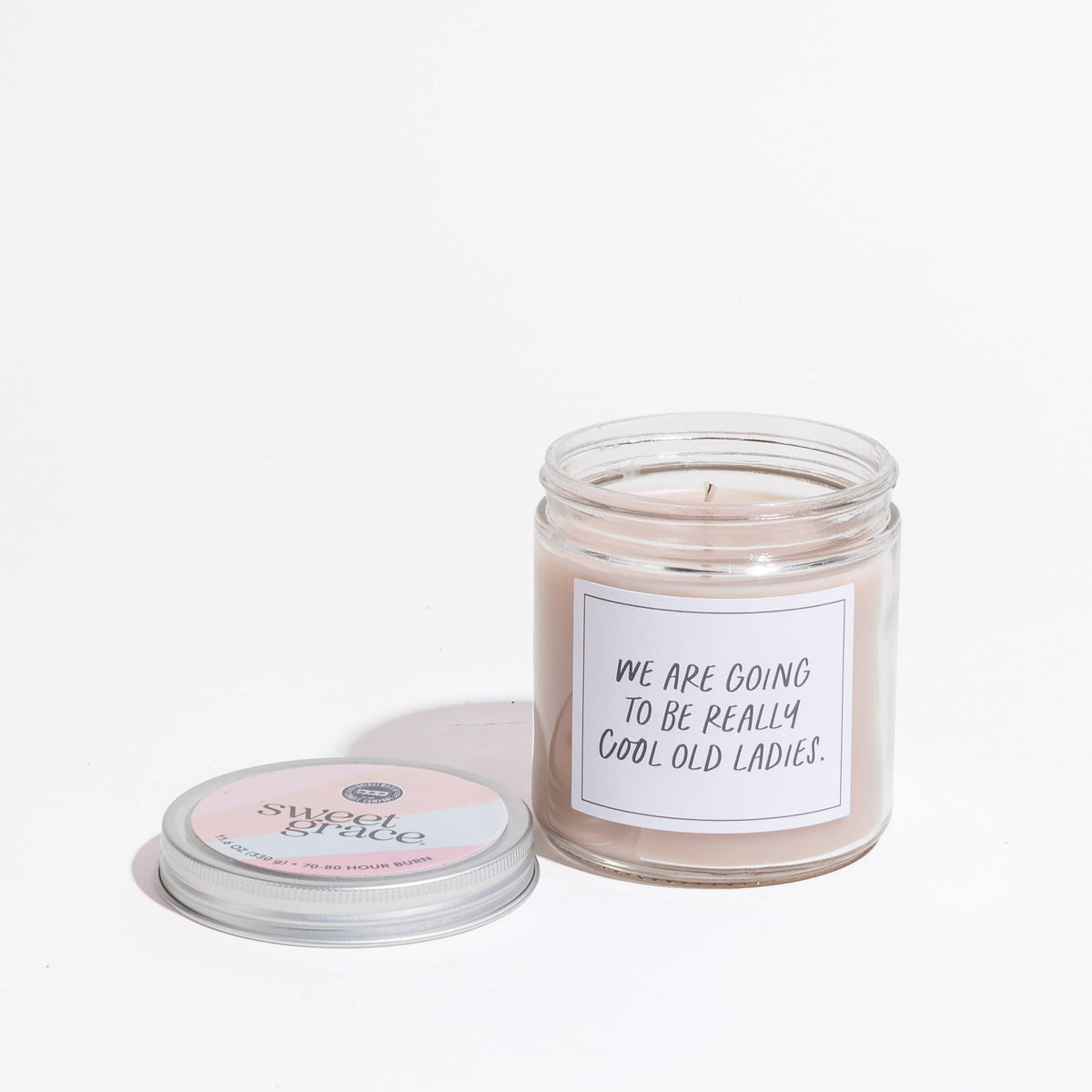 Sweet Grace Statement Jar Candle #053 - Snarky Bridgewater Candle Company