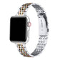 Rainey Skinny Stainless Steel Band for Apple Watch: Silver/Gold / Fits All Models Posh Tech