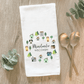 Alachua FL Circle of Houses - Cotton Tea Towel - The Mustard Seed Collection, The Seed