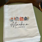 Alachua, FL Hometown Houses - Cotton Tea Towel 