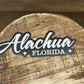 Alachua Florida Sticker Black & White