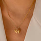 Alannah 18K Gold Non-Tarnish Bow Necklace: Yellow Gold - The Mustard Seed Collection, The Seed