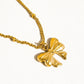 Alannah 18K Gold Non-Tarnish Bow Necklace: Yellow Gold - The Mustard Seed Collection, The Seed