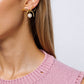 Alice 18K Gold Non-Tarnish Bow Dangle Pearl Earring: Yellow Gold - The Mustard Seed Collection, The Seed