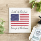 American Flag - Swedish Dishcloth - The Mustard Seed Collection, The Seed