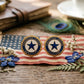 Official American Legion Auxiliary Emblem Stud Earrings – 3/8" Patriotic Post Earrings