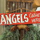 Angels Gather Here Wooden Sign - The Mustard Seed Collection, The Seed