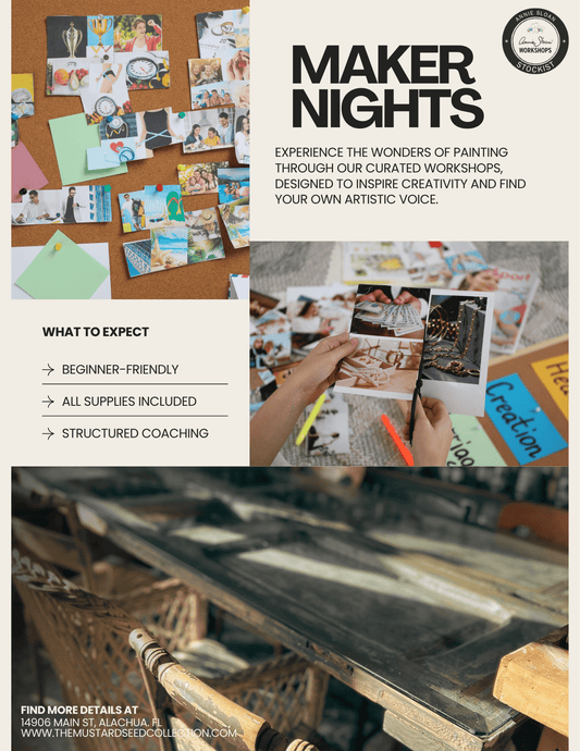 Annie Sloan Paint Workshop, Color Vision Board: Aug 13th 5:30pm-7:30pm - The Mustard Seed Collection, The Seed