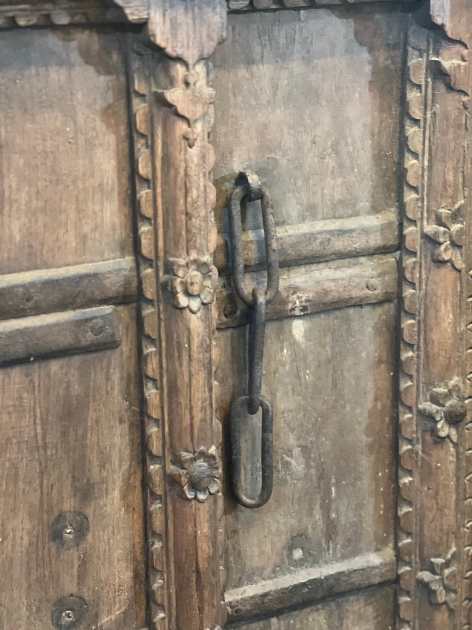 Antique 1700s Spanish Shutters and Frame