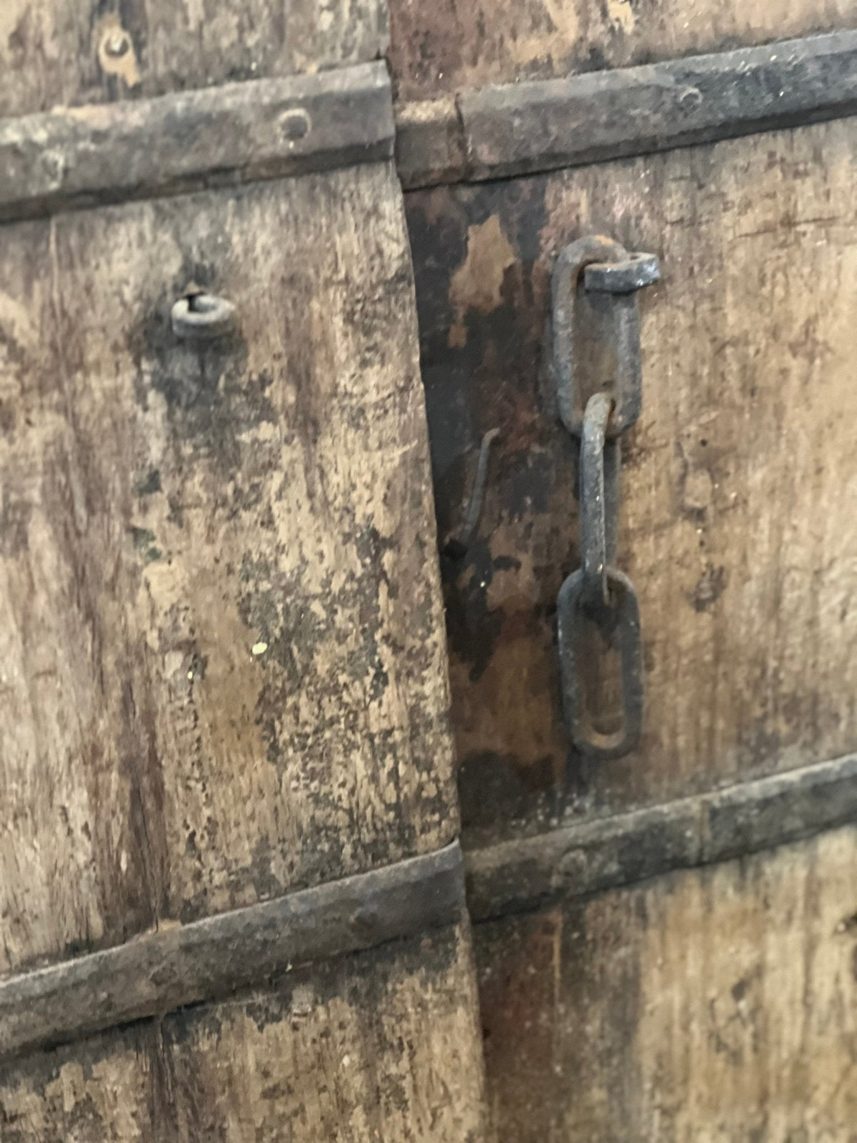 Antique 1700s Spanish Shutters and Frame - The Mustard Seed Collection, The Seed