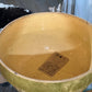Antique 1800s Farmhouse Yellow Green ware Large Bowl