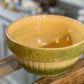 Antique 1800s Farmhouse Yellow Green ware Large Bowl
