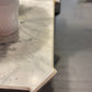 Antique 1890's Marble Top Dresser with Brass Overlay Knobs and Embellishments