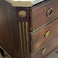 Antique 1890's Marble Top Dresser with Brass Overlay Knobs and Embellishments - The Mustard Seed Collection, The Seed