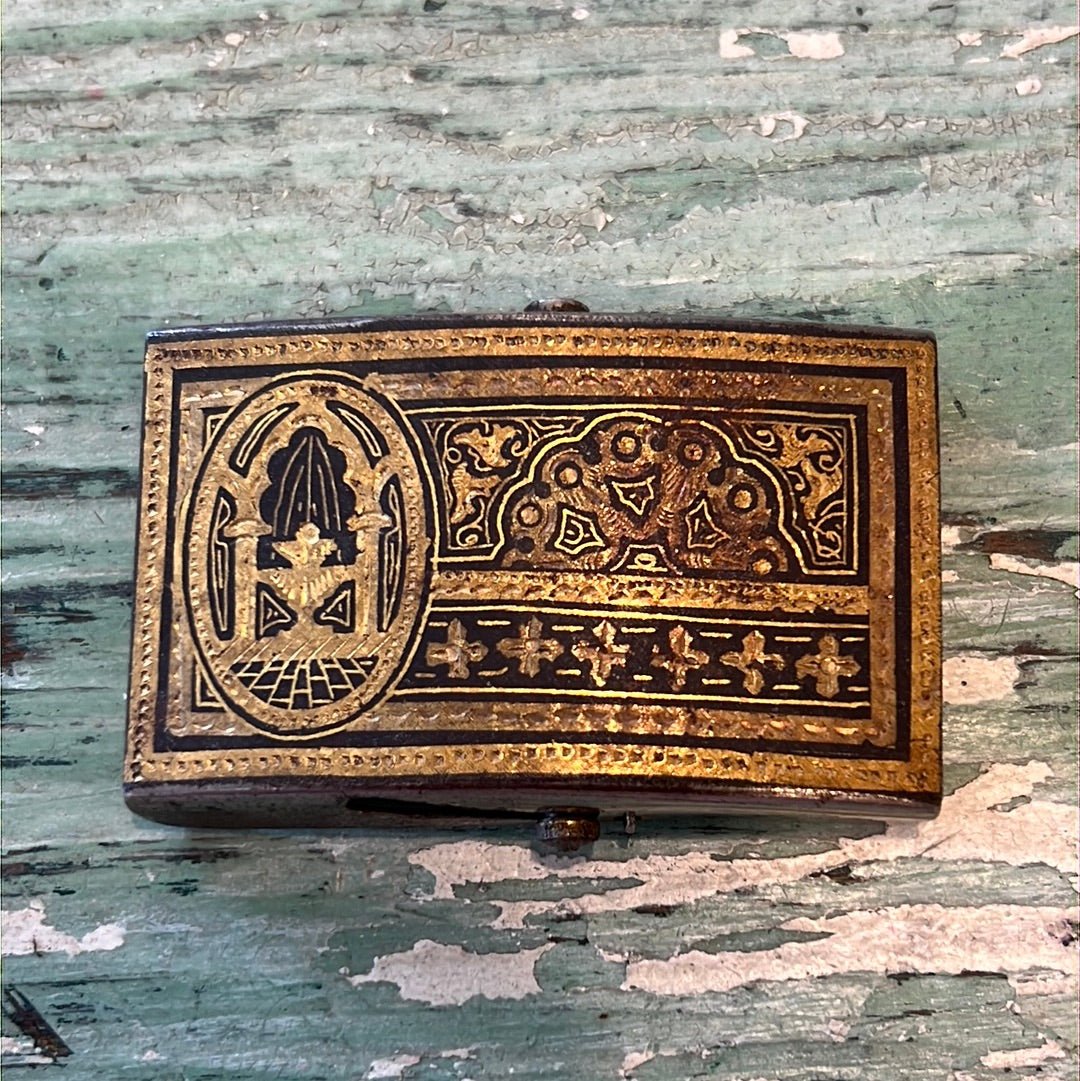 Antique 1913 Schletter Gustav Adolf Commemorative Toledo-Style Belt Buckle