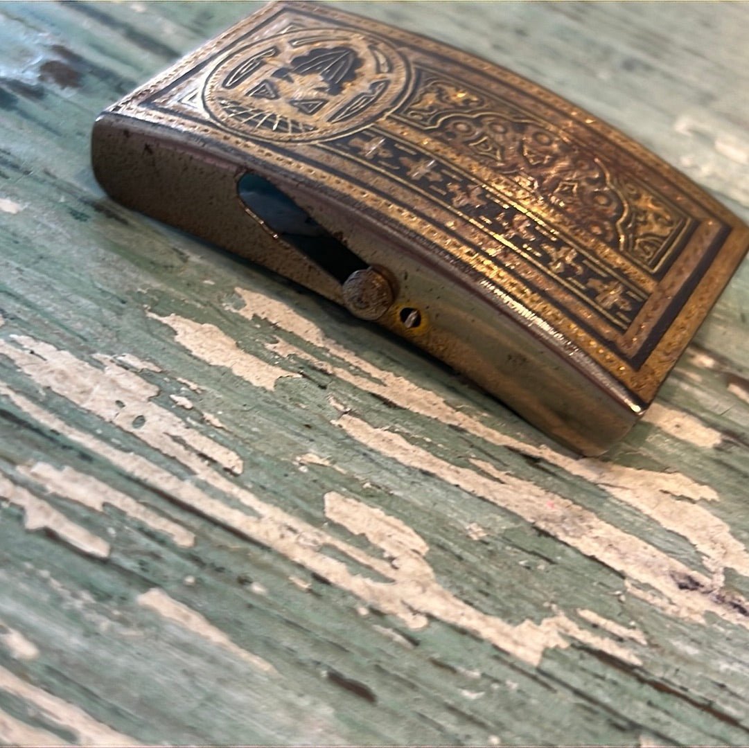 Antique 1913 Schletter Gustav Adolf Commemorative Toledo-Style Belt Buckle - The Mustard Seed Collection, The Seed