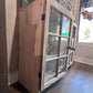 Antique 2 Door Window Chippy Cupboard