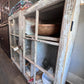 Antique 2 Door Window Chippy Cupboard