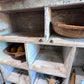 Antique 2 Door Window Chippy Cupboard