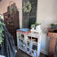 Antique 2 Door Window Chippy Cupboard