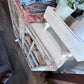 Antique 2 Door Window Chippy Cupboard