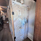 Antique 2 Door Window Chippy Cupboard