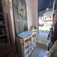 Antique 2 Door Window Chippy Cupboard