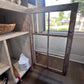 Antique 2 Door Window Chippy Cupboard