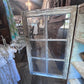 Antique 2 Door Window Chippy Cupboard