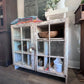 Antique 2 Door Window Chippy Cupboard