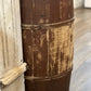 Antique 30" x 17" Primitive Wooden Barrel Stave Storage Tub - The Mustard Seed Collection, The Seed