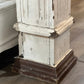 Antique Architectural Column - Distressed White Fluted Pillarsalvage
