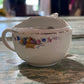 Antique Baby Invalid Feeder Cup Floral Porcelain England