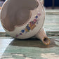 Antique Baby Invalid Feeder Cup Floral Porcelain England